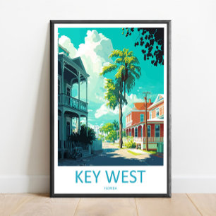 Impression d'art mural de voyage à Key West Décora