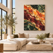 Impression d'art mural dramatique Kintsugi | Foi c