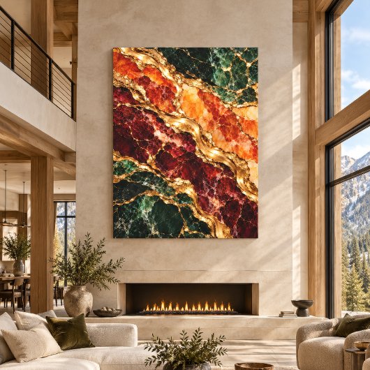 Impression d'art mural dramatique Kintsugi | Foi c