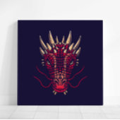Impression d'art mural du Dragon du Zodiaque Chino