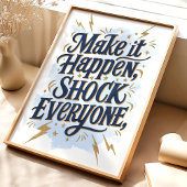 Impression d'art mural « Faire en sorte que cela s