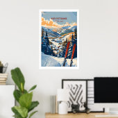 Impression d'art mural Keystone - Colorado Ski Art (Bureau à domicile)