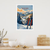 Impression d'art mural Keystone - Colorado Ski Art (Cuisine)