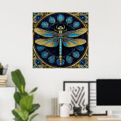 Impression d'art mural libellule Décoration insect (Bureau à domicile)