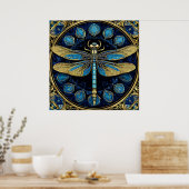 Impression d'art mural libellule Décoration insect (Cuisine)