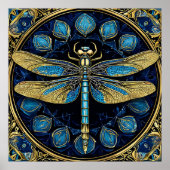 Impression d'art mural libellule Décoration insect (Devant)