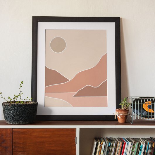 impression d'art mural moderne boho