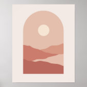 Impression d'art mural moderne boho, affiche papie (Devant)