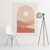 Impression d'art mural moderne boho, affiche papie