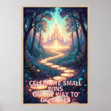 Impression d'art mural motivationnel minimaliste /