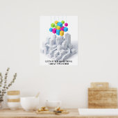 Impression d'art mural motivationnel minimaliste (Cuisine)