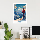Impression d'art mural Niseko - Affiche de ski Jap (Bureau à domicile)