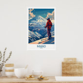 Impression d'art mural Niseko - Affiche de ski Jap (Cuisine)