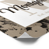 Impression d'art mural personnalisée avec nom de f (Coin)