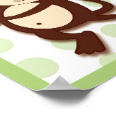 Impression d'art mural pour nurserie Jungle de sin (Coin)