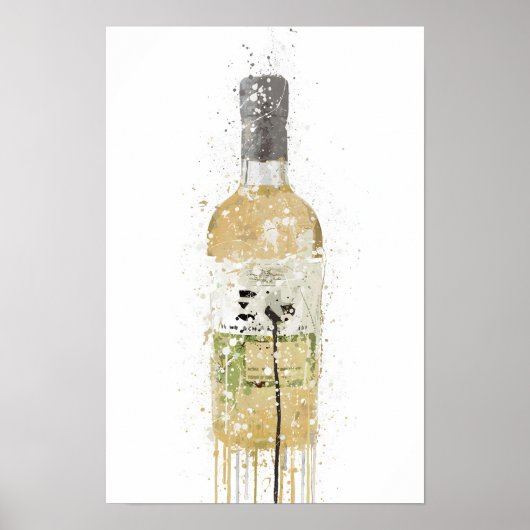 Impression d'art mural 'Prairie' pour bouteille de (Devant)