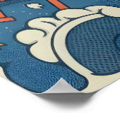 Impression d'art mural Shisa Design Okinawais auda (Coin)