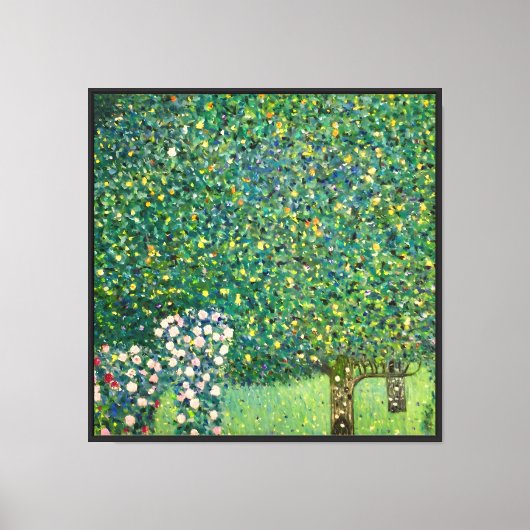Impression d'art murale de Gustav Klimt Roses sous (Recto)