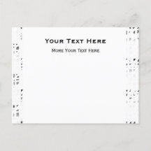 Impression d'art noir, blanc et gris 2 Cartes post