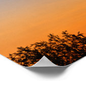 Impression d'art non encadrée Sunset Feather Cloud (Coin)