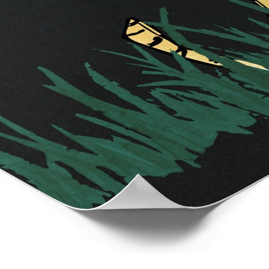 Impression d'art non estampillée Cheetah 14 po x 1 (Coin)