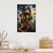 Impression d'art numérique de fantasy Fae Haven He (Cuisine)