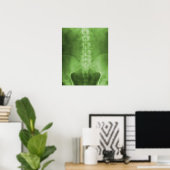 Impression d'art numérique en X-Ray vert (Bureau à domicile)
