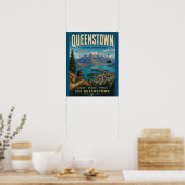Impression d'art numérique Queenstown Alpine Adven (Cuisine)