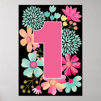 Impression d'art numéro un pour le premier anniver