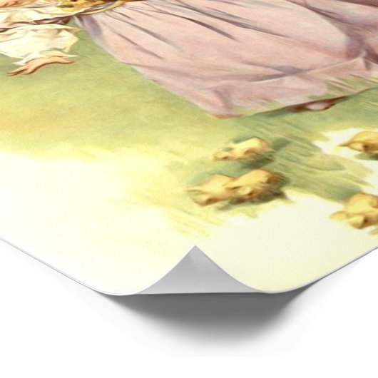 Impression d'art par Maud Humphrey Fille avec pous (Coin)