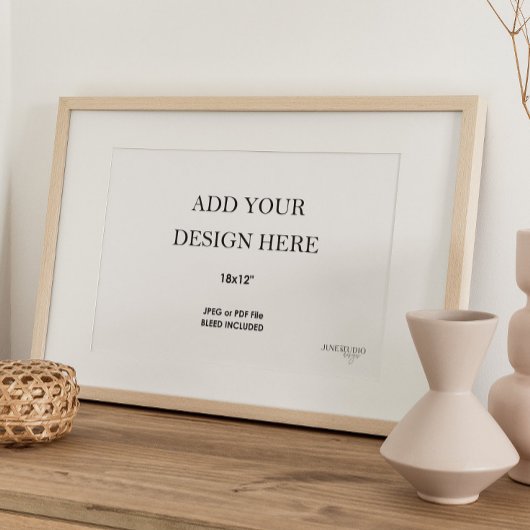 Impression d'art paysager 18 x 12 pouces