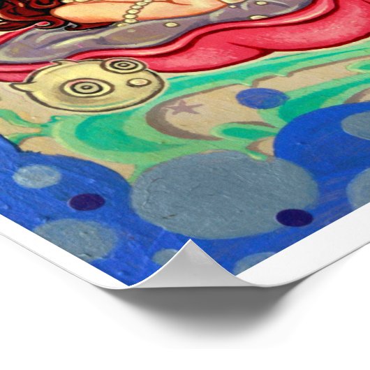 Impression d'art "Pearlesque" - (épingle pop surré (Coin)