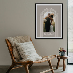 Impression d'art photo personnalisée Taupe Lombard