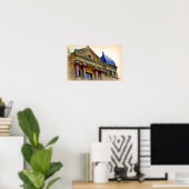 Impression d'art photographique de bâtiment archit (Bureau à domicile)