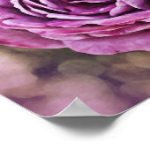 Impression d'art photographique Rose Pourpre (Coin)