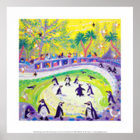 Impression d'art : Pingouins à encens