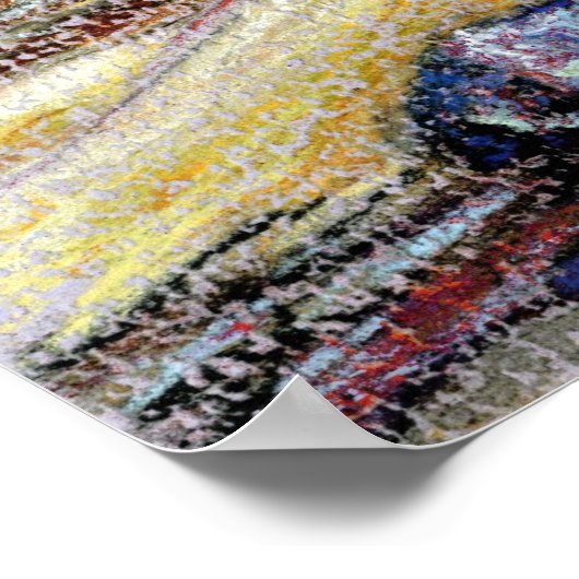 Impression d'art Planète Rouge (Coin)