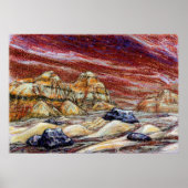 Impression d'art Planète Rouge (Devant)