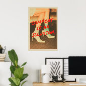 Impression d'art pop moderne Le Confort est une Il (Bureau à domicile)