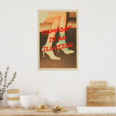 Impression d'art pop moderne Le Confort est une Il (Cuisine)