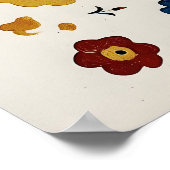Impression d'art populaire mexicain Giclée florale (Coin)