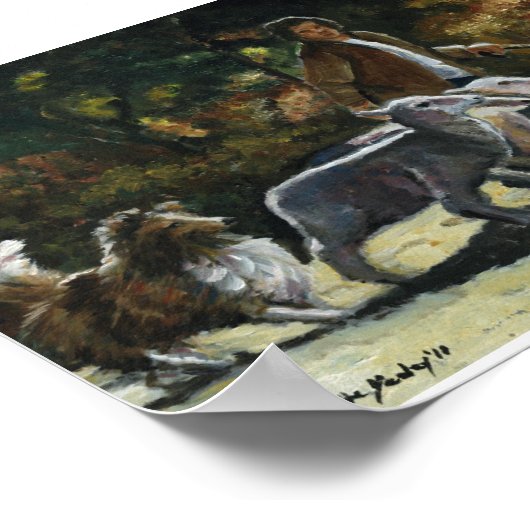 Impression d'art pour chien (Coin)