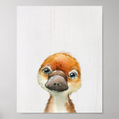 Impression d'art pour la nurserie d'ornithorynque (Devant)