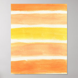 Impression d'art rayures Cream Sickle