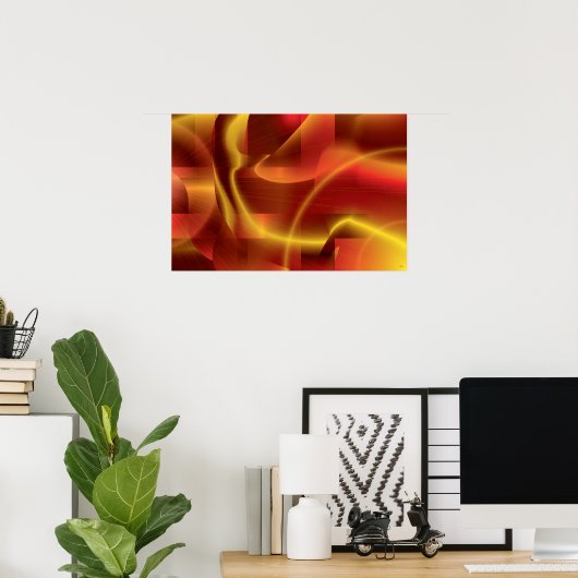 Impression d'art RedGold (Bureau à domicile)