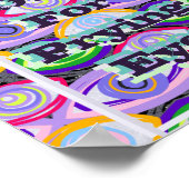 Impression d'art Regardez les yeux indiscrets (Coin)