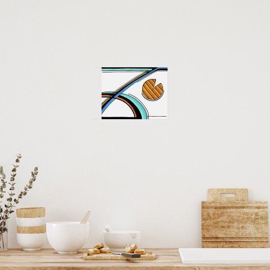 Impression d'art rétro (Cuisine)
