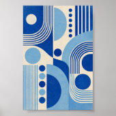 Impression d'art Rhythms in Blue (Devant)