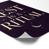 Impression d'art Rituel de repos (Coin)