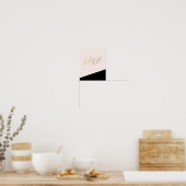 Impression d'art rose XO (Cuisine)